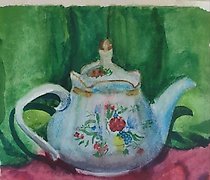 buy The translation of "Чайник Акварель" into English is "Watercolor Teapot."
