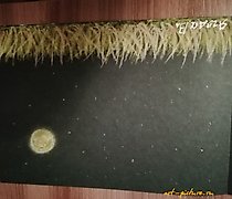 Статуэтка "月夜" 油画棒