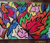 Статуэтка "秋天" 油脂粉彩