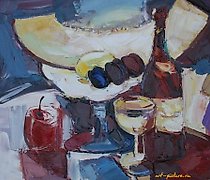 купить Три сливы. Холст, масло. 50 х 60 см.