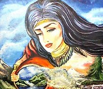 购买 幻想 油画，画布