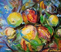 Статуэтка 安托诺夫卡 油画，画布