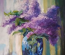 Статуэтка "Lilac Oil on canvas"