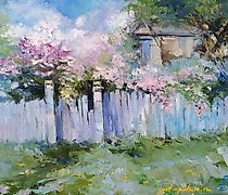 Статуэтка "May Oil, canvas"