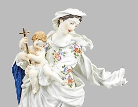 Great Meissen figure of "Maria de Victoria"