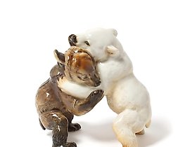 "小熊 figur. 陶瓷制造商 Allach"