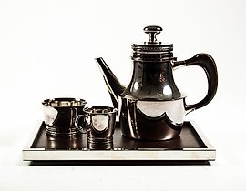 银色咖啡套具，3件套 Erik Löfman 埃里克·洛夫曼