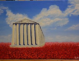 The translation of "Обитель Бога" into English is "Dwelling of God."