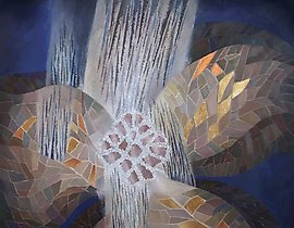 The translation of "Каменный цветок" into English is "The Stone Flower."