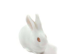 瓷制 figurine "兔子". 皇家哥本哈根，1898-1923 年。