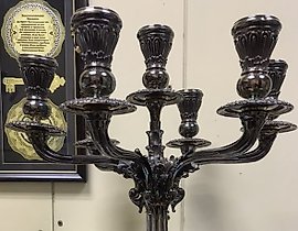 The translation of "Канделябр STANCAMPIANO EUGENIO, Palermo" into English is "Candelabrum STANCAMPIANO EUGENIO, Palermo."