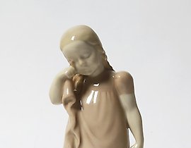 洒了牛奶。丹麦，哥本哈根，Bing & Grondahl