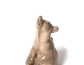 瓷器 figur "熊". BING GRONDAHL, RRR