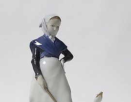 牧羊女。丹麦，哥本哈根，皇家哥本哈根，1928-1935年。