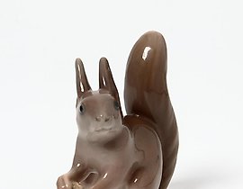 松鼠。丹麦，哥本哈根，Bing & Grondahl