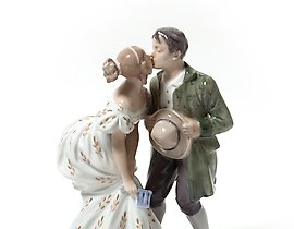 公主与放猪的人。丹麦，哥本哈根，皇家哥本哈根