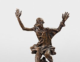 人鸟。1985年。青铜。40x28x20厘米。