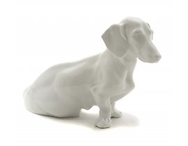 The porcelain figure "Dachshund." Herend