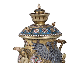 银制迷你茶炉。瓦西里·科诺瓦连科