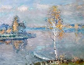 Morning. Canvas, oil. 72 x 89 cm.