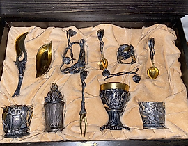 "Silver set of Russian fairy tales"