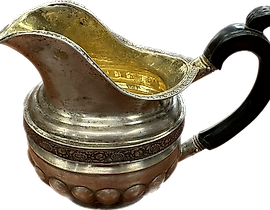 俄国银奶壶。俄罗斯，1830年。