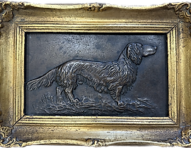 Барельеф «Такса». Бронза. Германия. Meyer-Pyritz. Начало ХХ века.