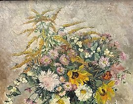 The word "Букет" translates to "Bouquet" in English.