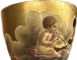 "Antique collectible porcelain cup. KPM"