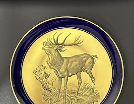 Theodor Kerner. Wall plate with a hunting scene. 1962-63.