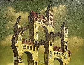 The translation of "Архитектурная фантазия" into English is "Architectural Fantasy."