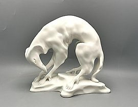 Figurine of a dog, Germany, KPM, Kurt Radtke