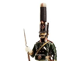 "Blocked sculpture, Figure of a non-commissioned officer of the Kyiv Grenadier Regiment."