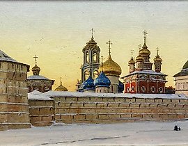 致圣者。谢尔盖三圣一修道院——叶福什金·谢尔盖