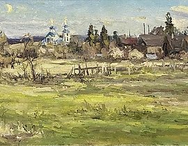 Вечер. Огороды. Туписов Владимир