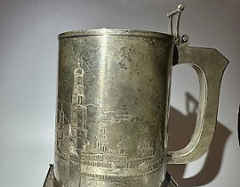 展示性杯子，莫斯科风景，银制，5号艺术工坊