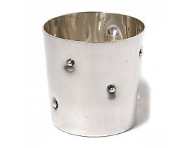 Дизайнерский серебряный стакан. Швеция, W.A. Bolin.