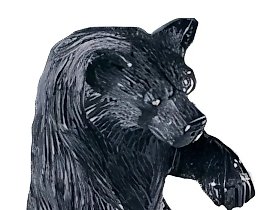 “跳舞的熊”雕像。玛瑙，法贝热。