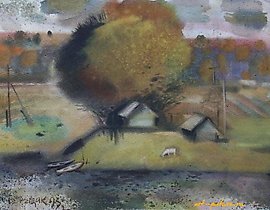 Smolensk. Watercolor. 26 x 35 cm