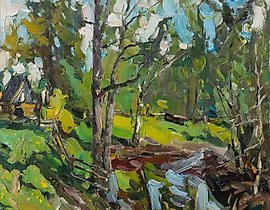 Июнь,р.Шуйка масло,холс 