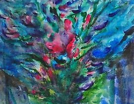 Bouquet Paper, watercolor.