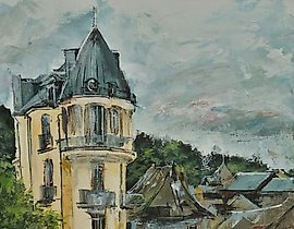 French La-Bourbul acrylic, canvas