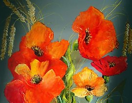 马基丙烯，画布