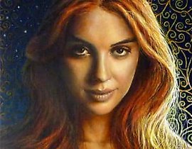 "Charms oil, canvas"