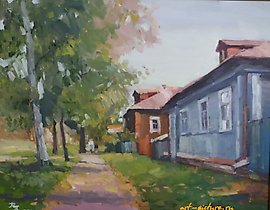 夏日的画布, 油画