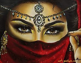 "1001夜" 丙烯，水彩纸