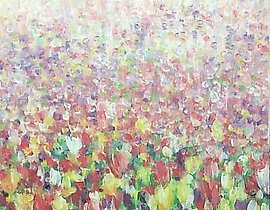 "Everything for you, canvas, acrylic."