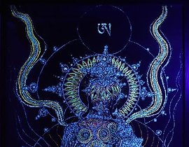 "Tantra fluorescent acrylic, plastic."