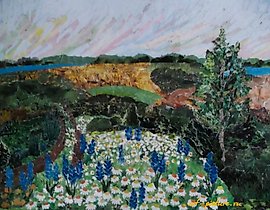 夏季景观纸拼贴