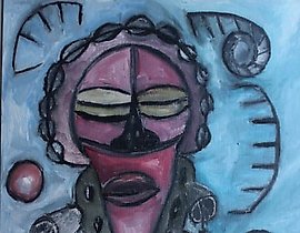 面具 5 混合媒介